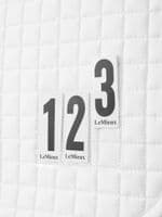 Cotton Close Contact Competition Square White Saddle Pad- S/M