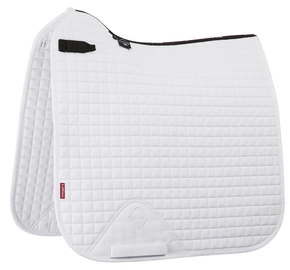 Cotton Le Mieux Dressage Square. Optional Embroidery