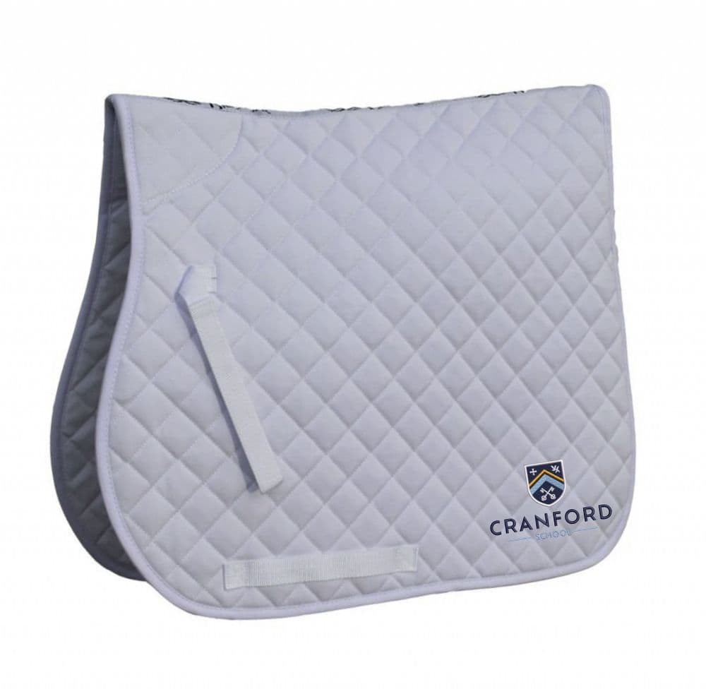 Cranford School Embroidered GP White Saddlecloth