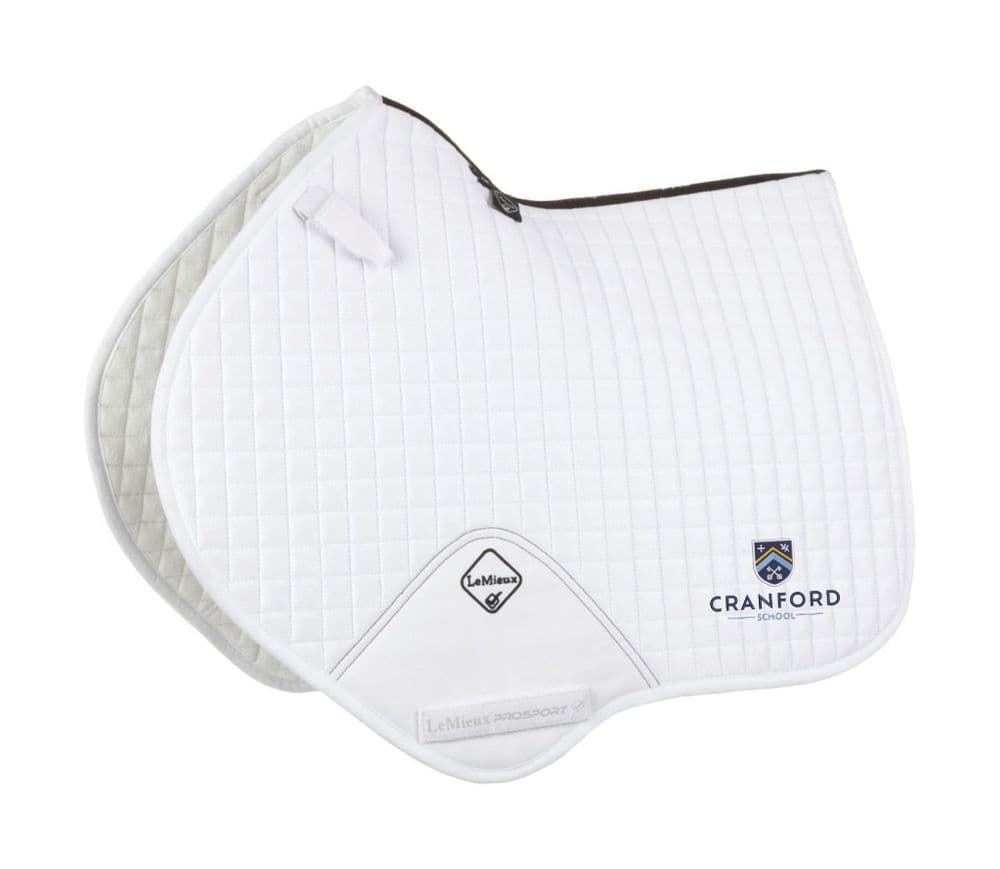 Cranford School Le Mieux white Close Contact Saddlecloths