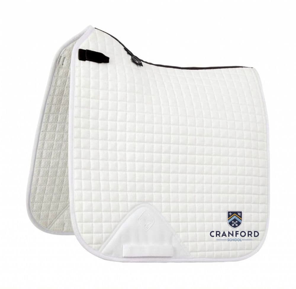 Cranford School Le Mieux white Dressage Saddlecloths