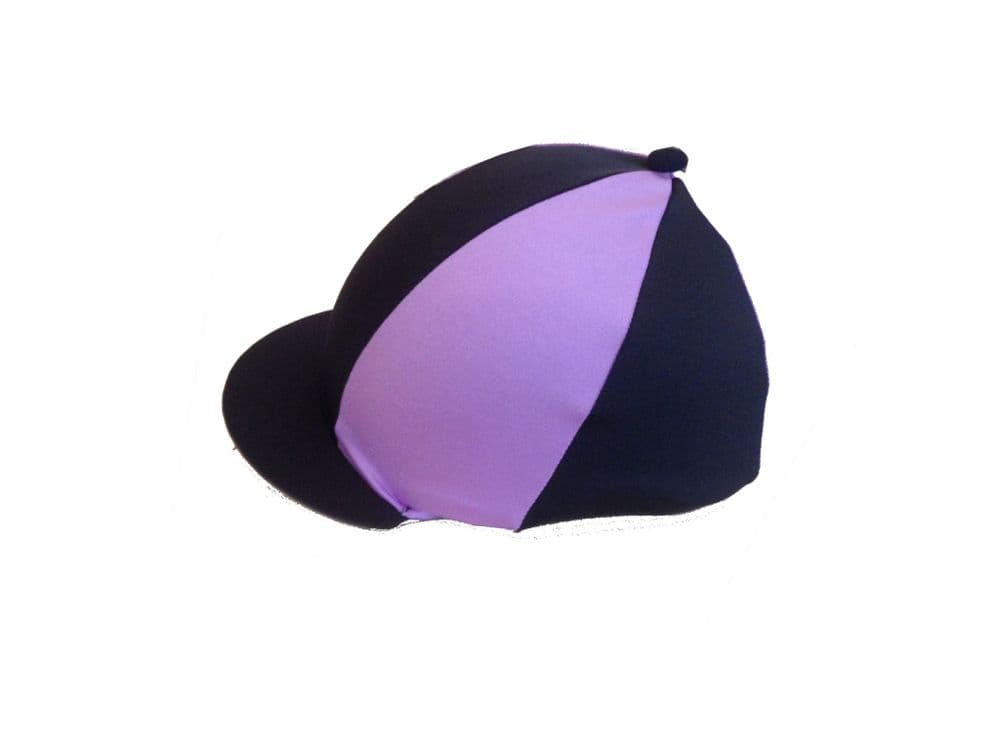 Craven Lilac/Navy 6 panel hat silk