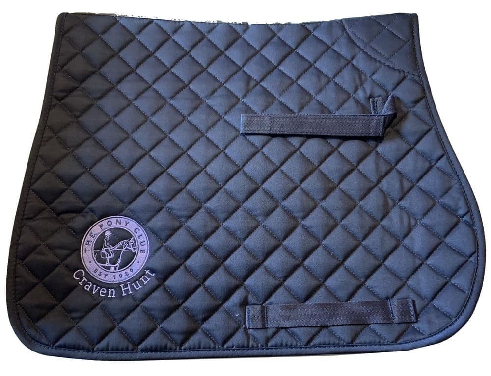 Craven Pony Club Navy Saddlecloth