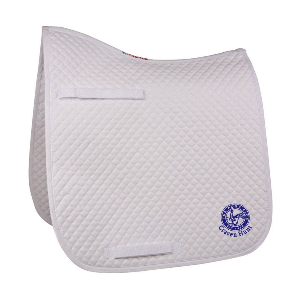 Craven White Dressage Saddlecloths