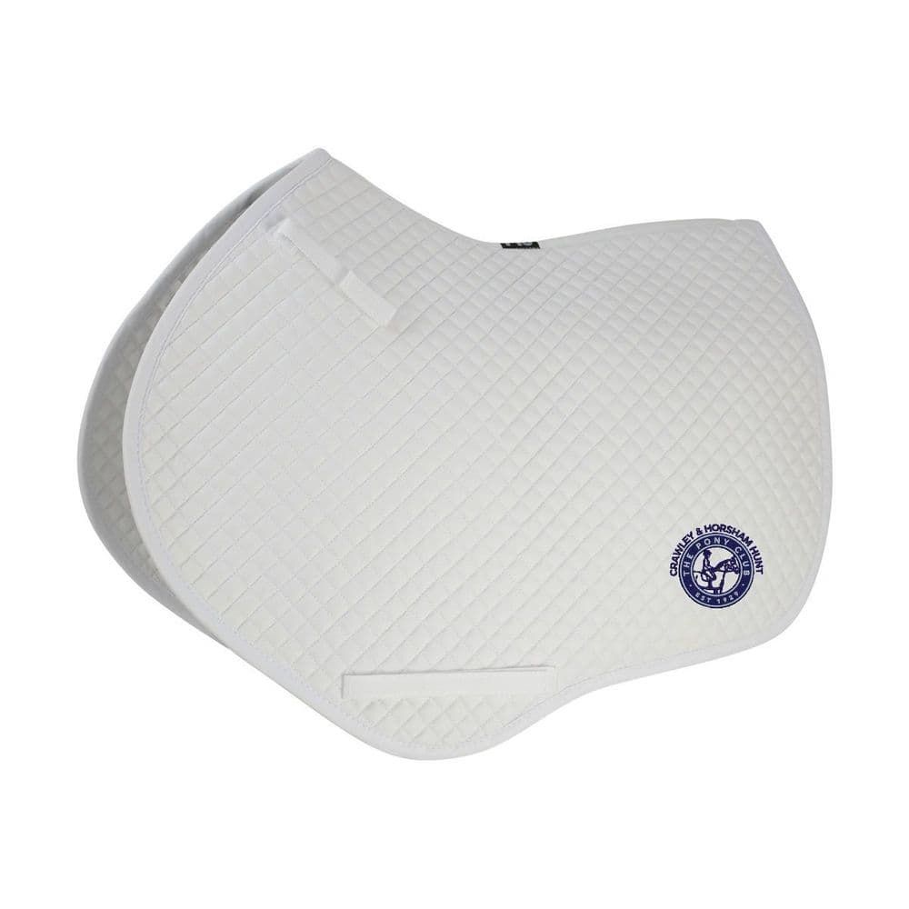 Crawley & Horsham Hunt PC Close Contact White Saddlecloth