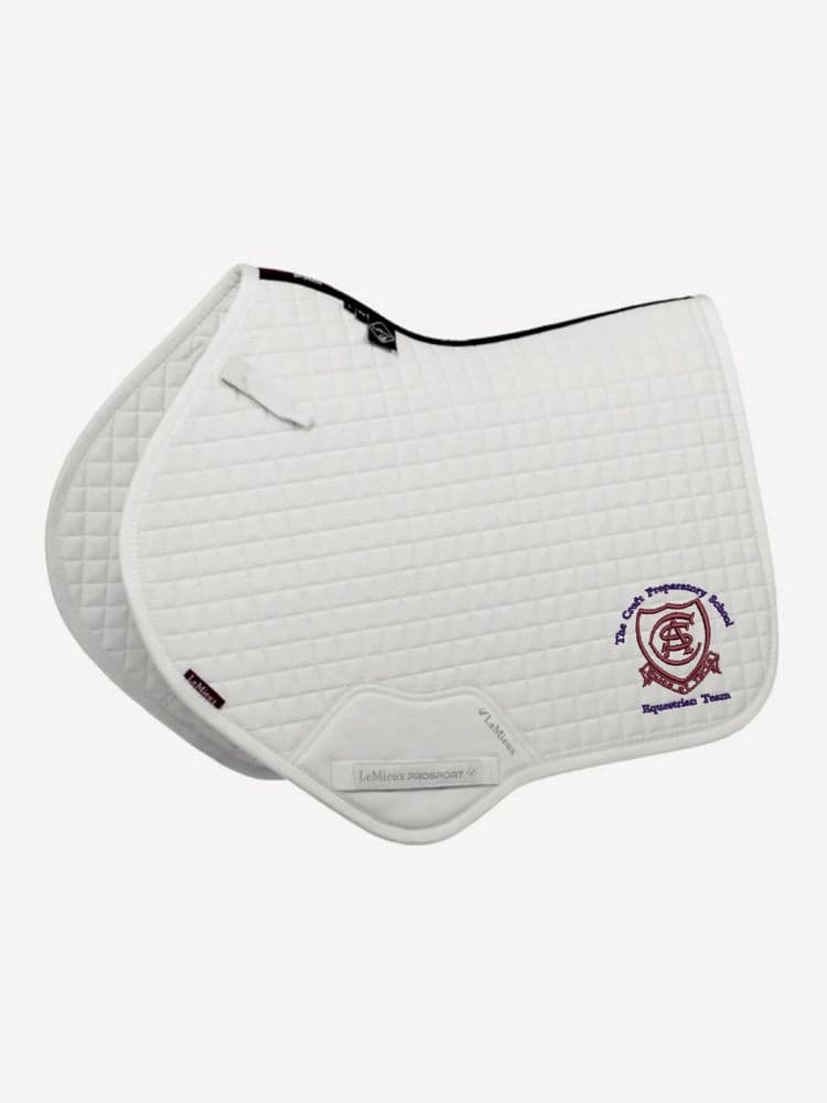 Croft Prep School Le Mieux white Close Contact Saddlecloths