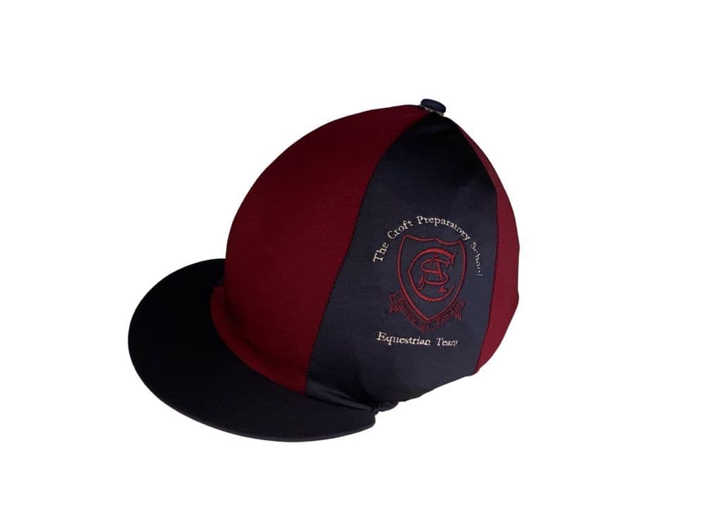 Croft Prep School Navy/Burgundy Silk with button