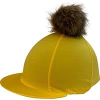 Custom Hat Silk with Faux Fur Pom Pom