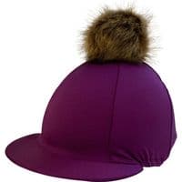 Custom Hat Silk with Faux Fur Pom Pom