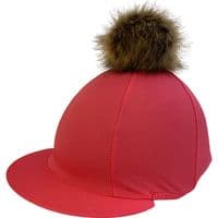 Custom Hat Silk with Faux Fur Pom Pom