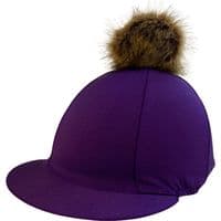 Custom Hat Silk with Faux Fur Pom Pom