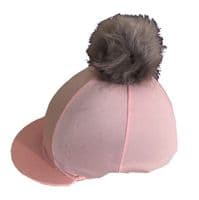 Custom Hat Silk with Faux Fur Pom Pom