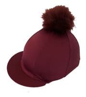 Custom Hat Silk with Faux Fur Pom Pom