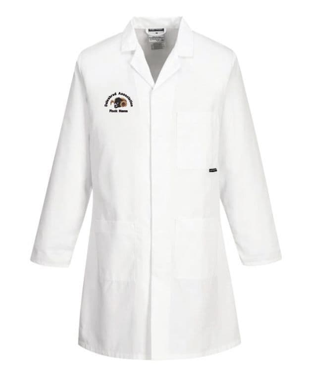 Dalesbred SBA White livestock coats PW175