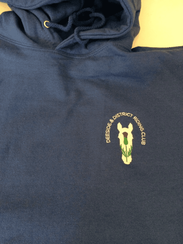 Deeside Royal Blue Riding Club Hoodies