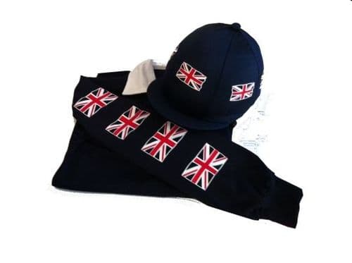 Designer Navy Blue Shirt & Silk