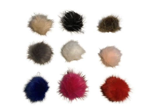 Detachable Faux Fur 15cm Pompom