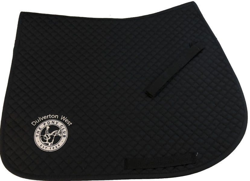 Dulverton West Pony Club Navy Saddlecloth