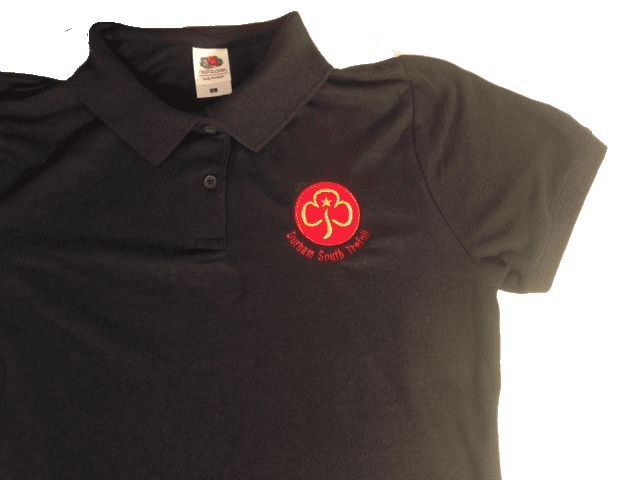 Durham South Trefoil Navy Polo Shirt
