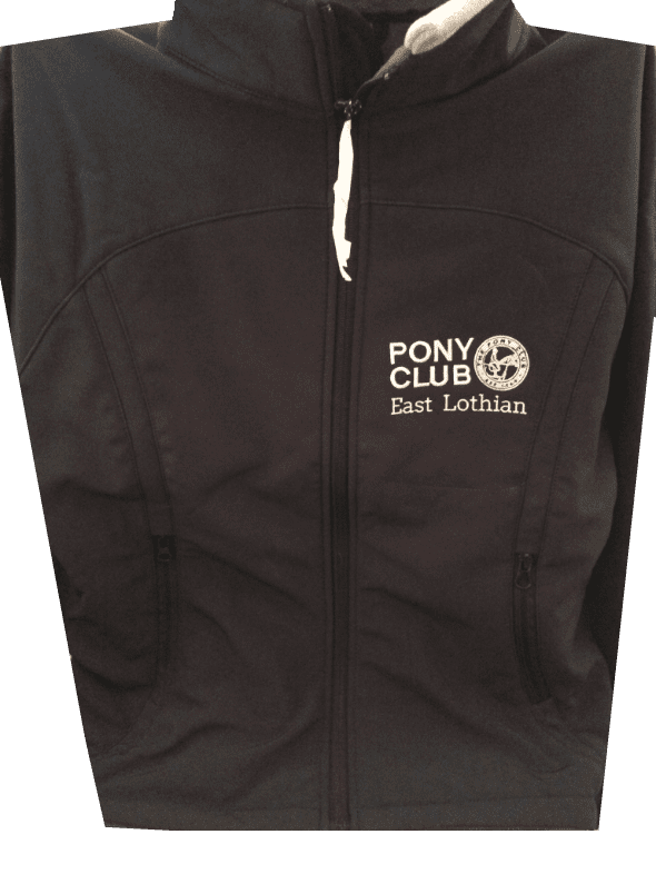 East Lothian navy soft shell jacket