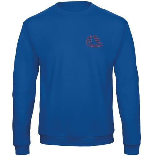 East Mendip Riding Club Adults Royal Sweatshirt BA409