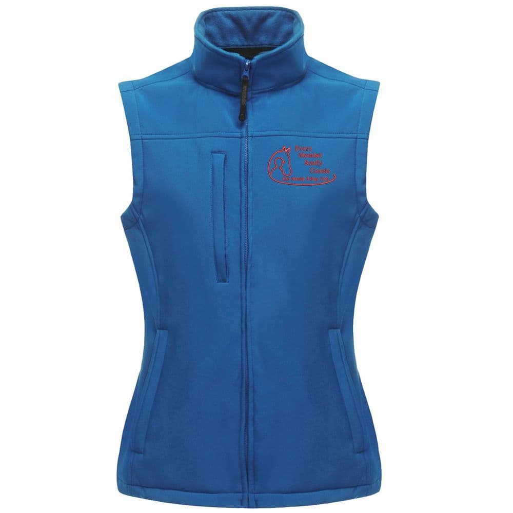 East Mendip Riding Club Women's Royal Softshell Bodywarmer 46801