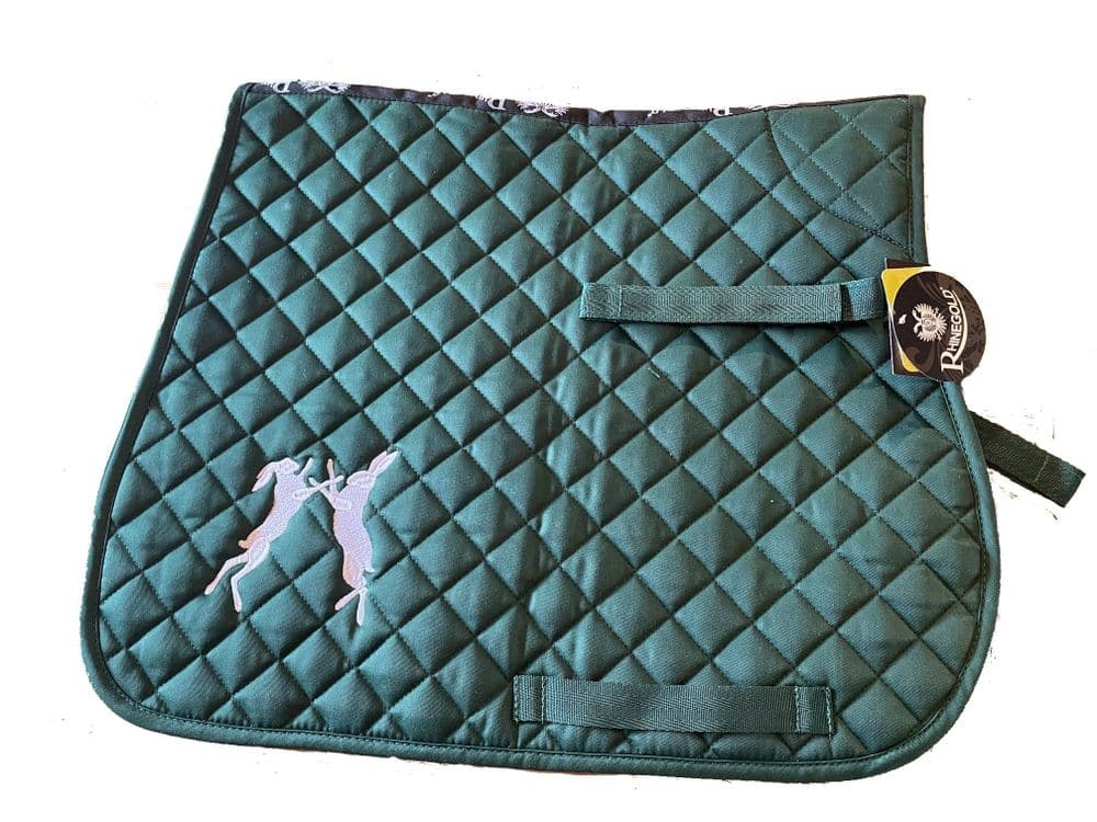 Easton harriers Hunt   PC  Bottle Green Saddlecloth
