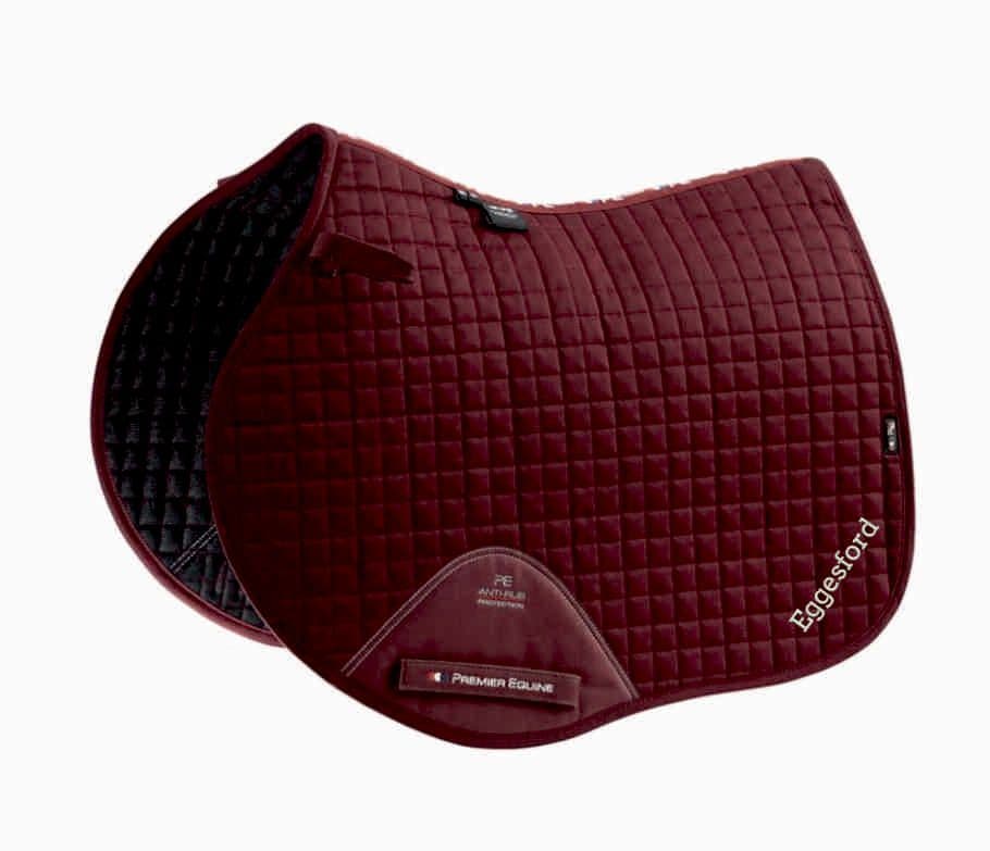 Eggesford Close Contact FULL Premier Equine Burgundy Saddlecloth