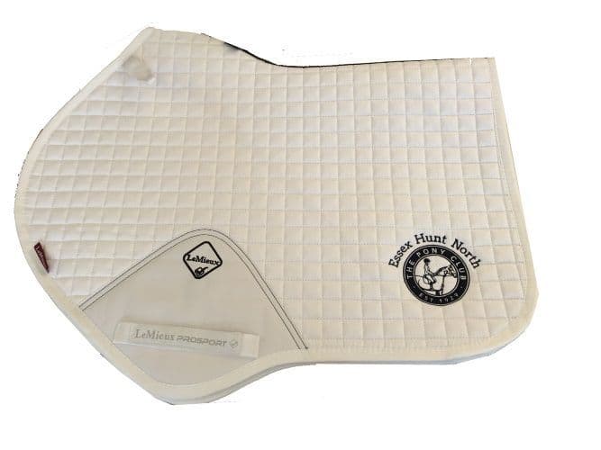 EHNPC Le Mieux white Close Contact Saddlecloths