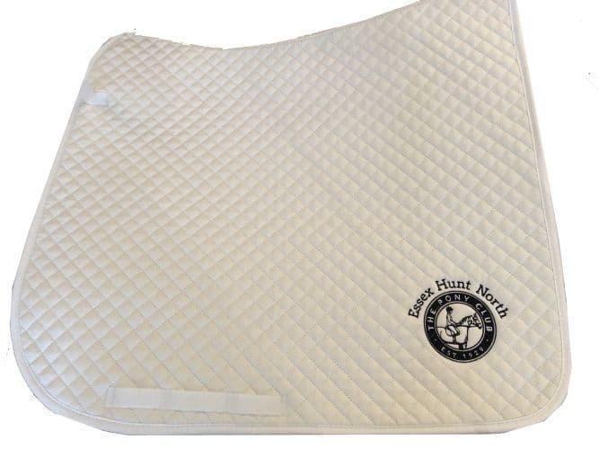 EHNPC White Dressage Saddlecloths