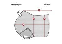 Ellesmere College  LeMieux navy Close Contact Saddlecloths