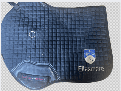 Ellesmere College  LeMieux navy Close Contact Saddlecloths