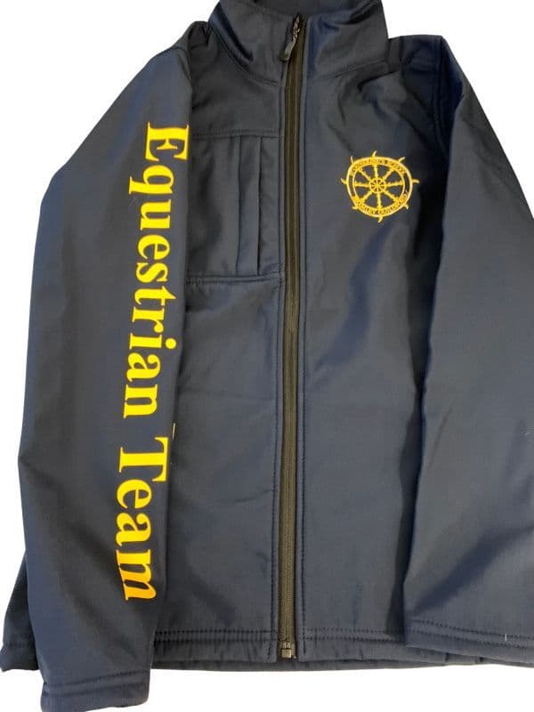 Embroidered St Catherines School' Ladies Navy Soft Shell Jacket RG195