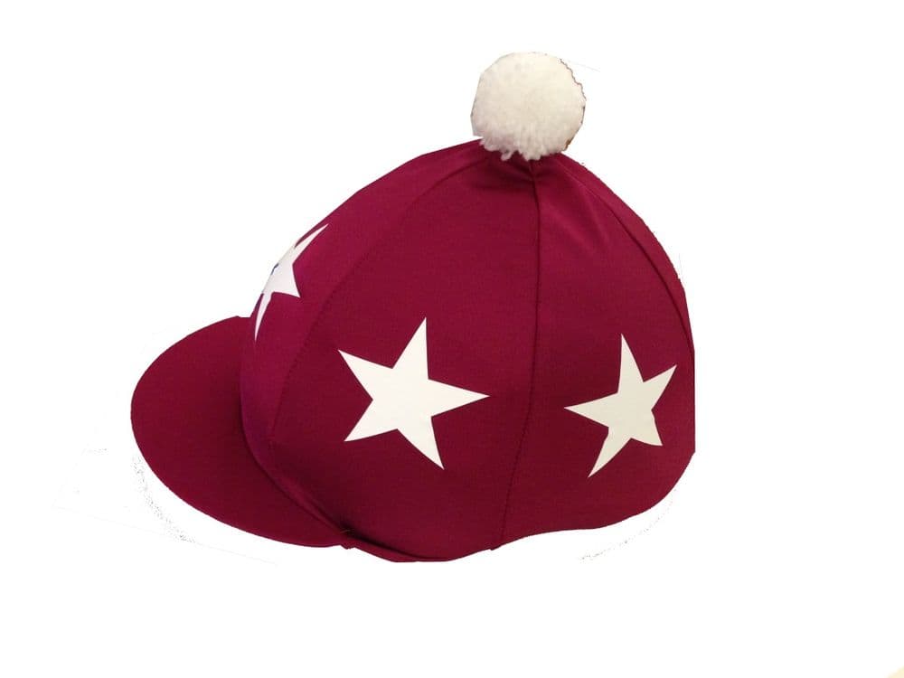 Enfield Chace Burgundy Silk With White Stars