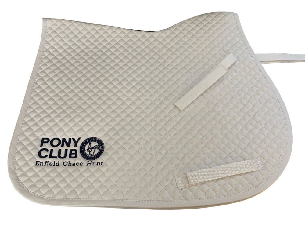 Enfield Chace Hunt GP White Saddlecloths