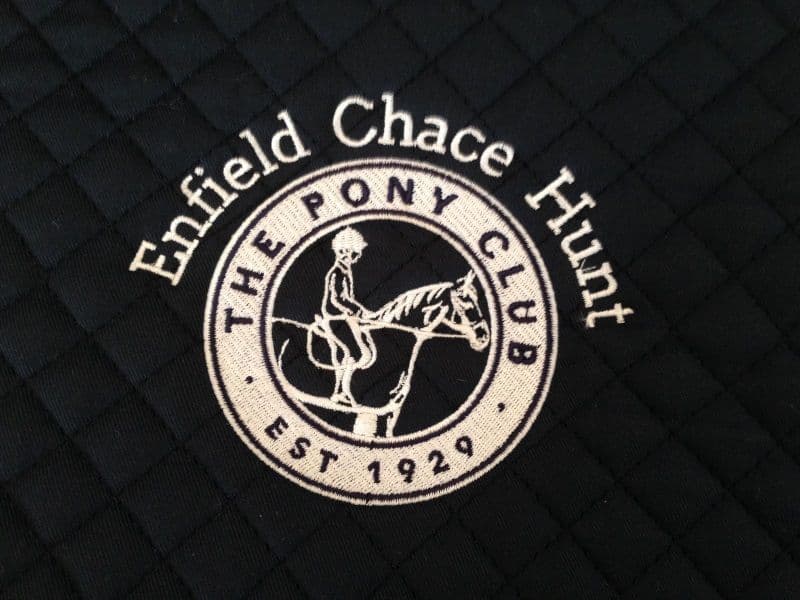 Enfield Chace Hunt Navy Saddlecloth