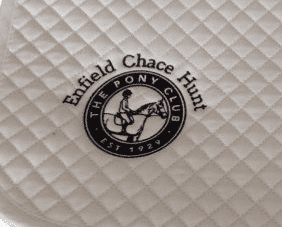 Enfield Chace Hunt White Dressage Saddlecloths