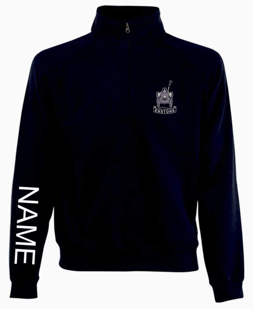 Enstone YFC Navy Quarter Zip Sweatshirt - SS830