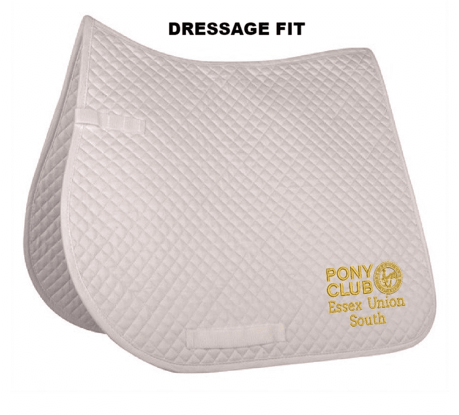 Essex Union South DRESSAGE white saddlecloth