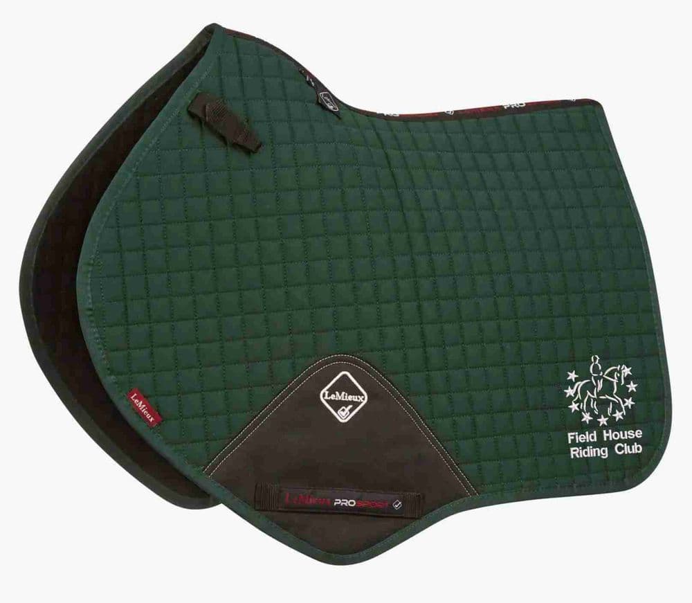 Field House RC LeMieux hunter green Close Contact Saddlecloths