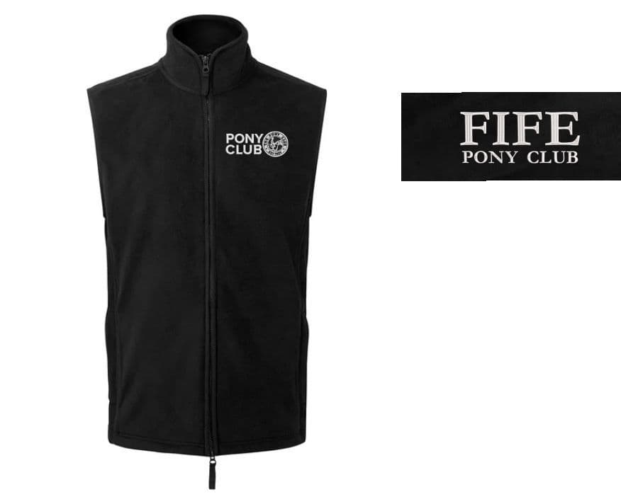 Fife PC Black Mens Fleece Gilets PR803
