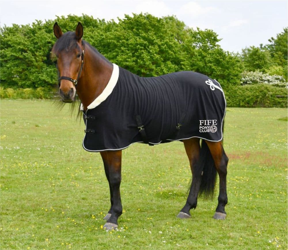 Fife PC Black Rhinegold Show Fleece With Faux Fur Collar