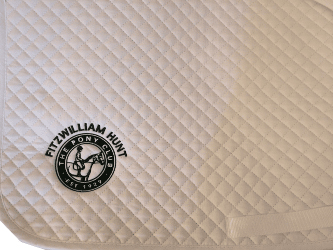 Fitzwilliam GP white saddlecloth
