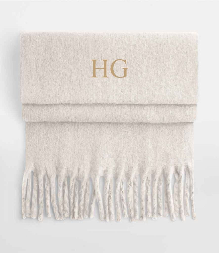 Fluffy Scarf –  Personalisation Available