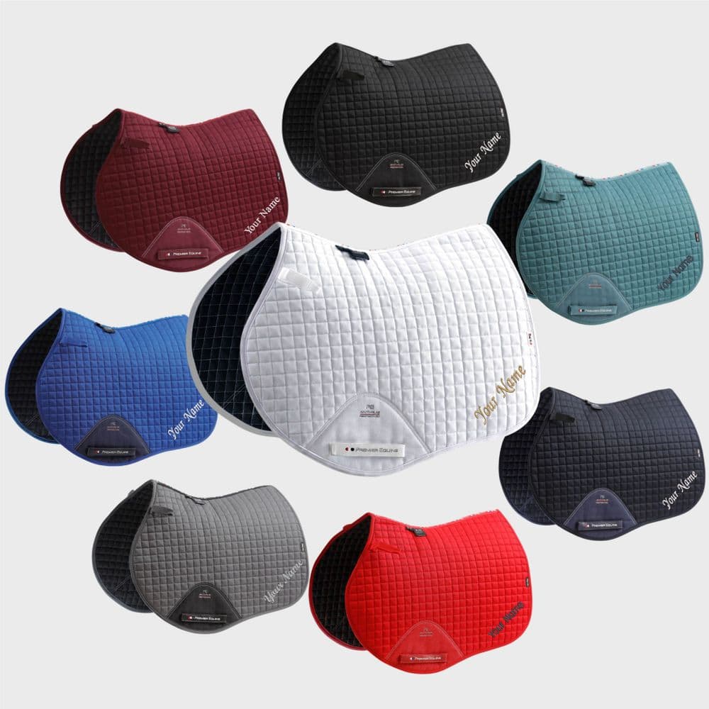 Full Premier Equine Close Contact Cotton GP/Jump Square – Optional Embroidery