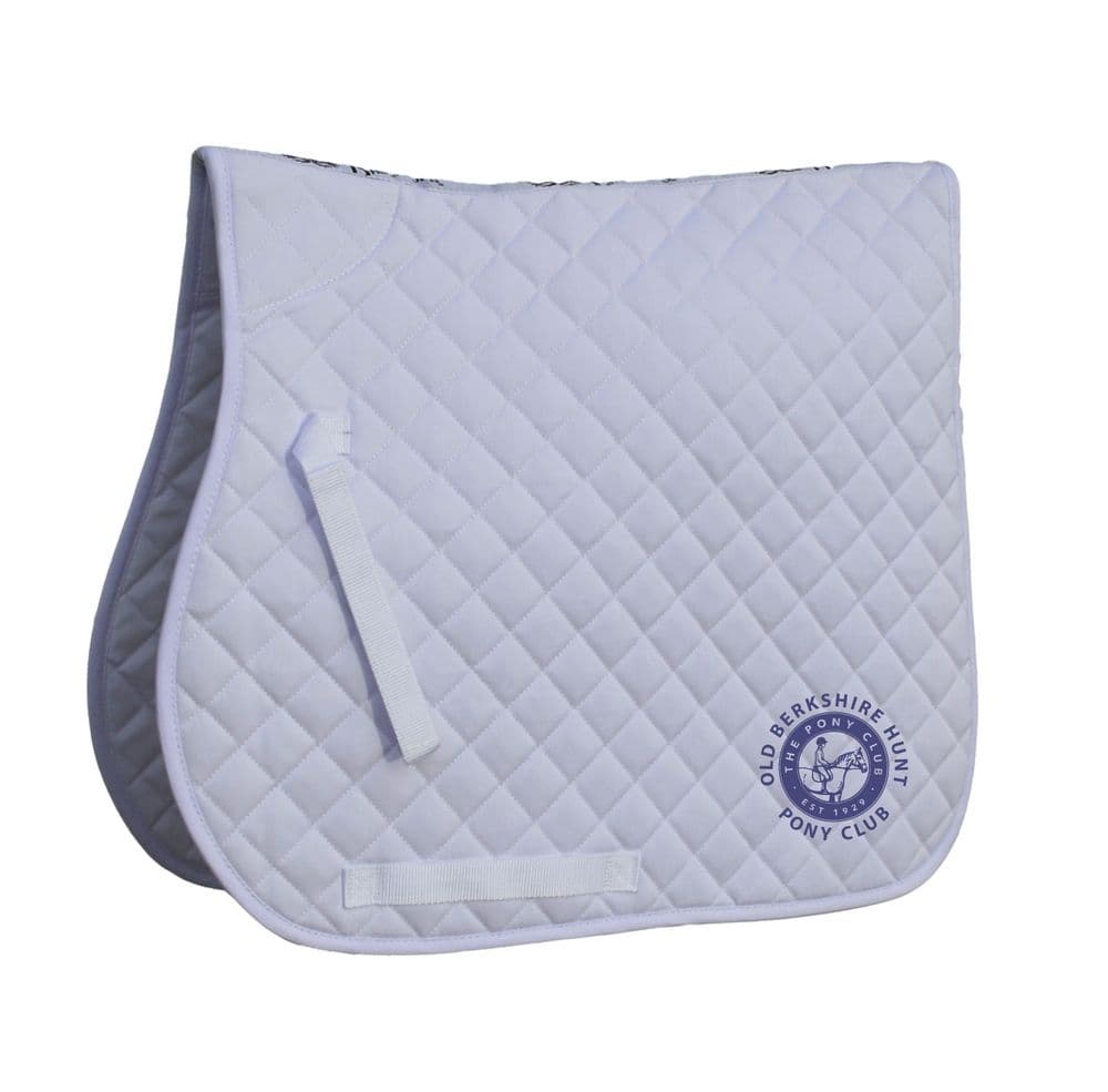 General Purpose Old Berkshire Hunt PC white saddlecloth
