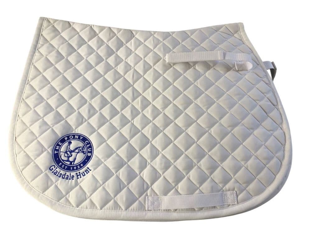 Glaisdale White GP Saddlecloth