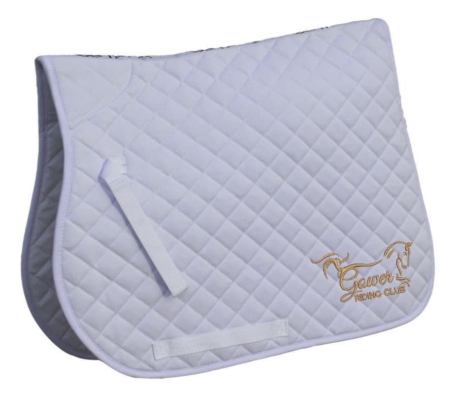 Gower RC  White GP Saddlecloth