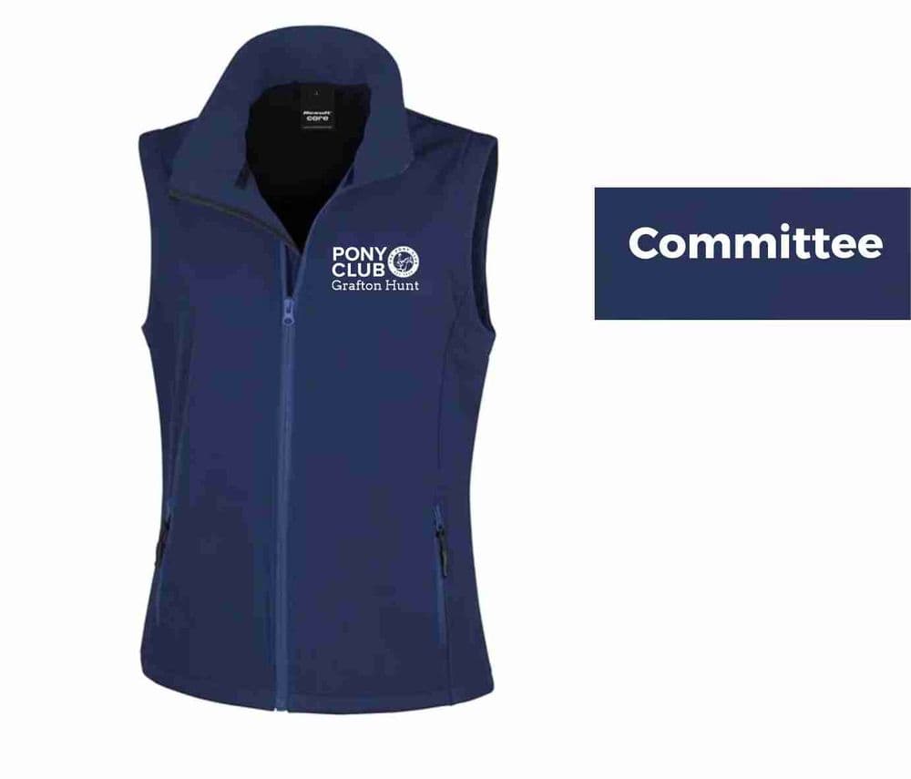 Grafton  Ladies Fit Navy/Royal R232F Softshell Gilet
