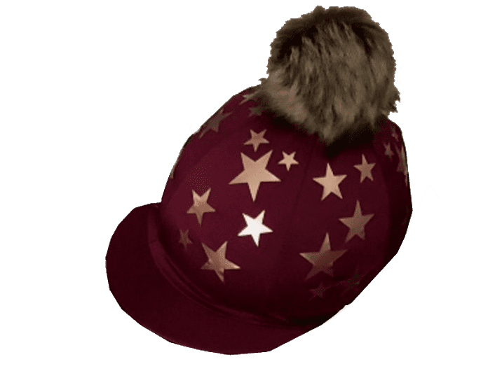 Gwernyfed High school Burgundy Silk with Faux Fur pompom